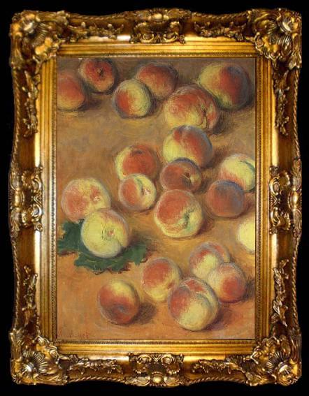 framed  Claude Monet Peaches, ta009-2